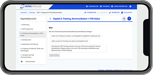 FOD Training Online Fremdkörper Foreign Object Debris